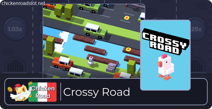Chicken Road simile a Crossy Road gameplay