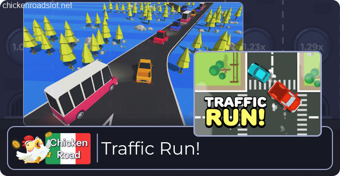 Chicken Road stile Traffic Run dinamico