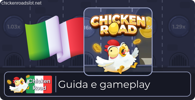 Chicken Road panoramica gameplay arcade