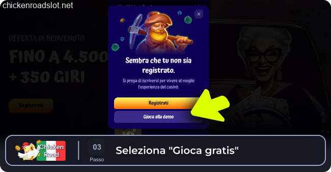Chicken Road avvio modalità gratis